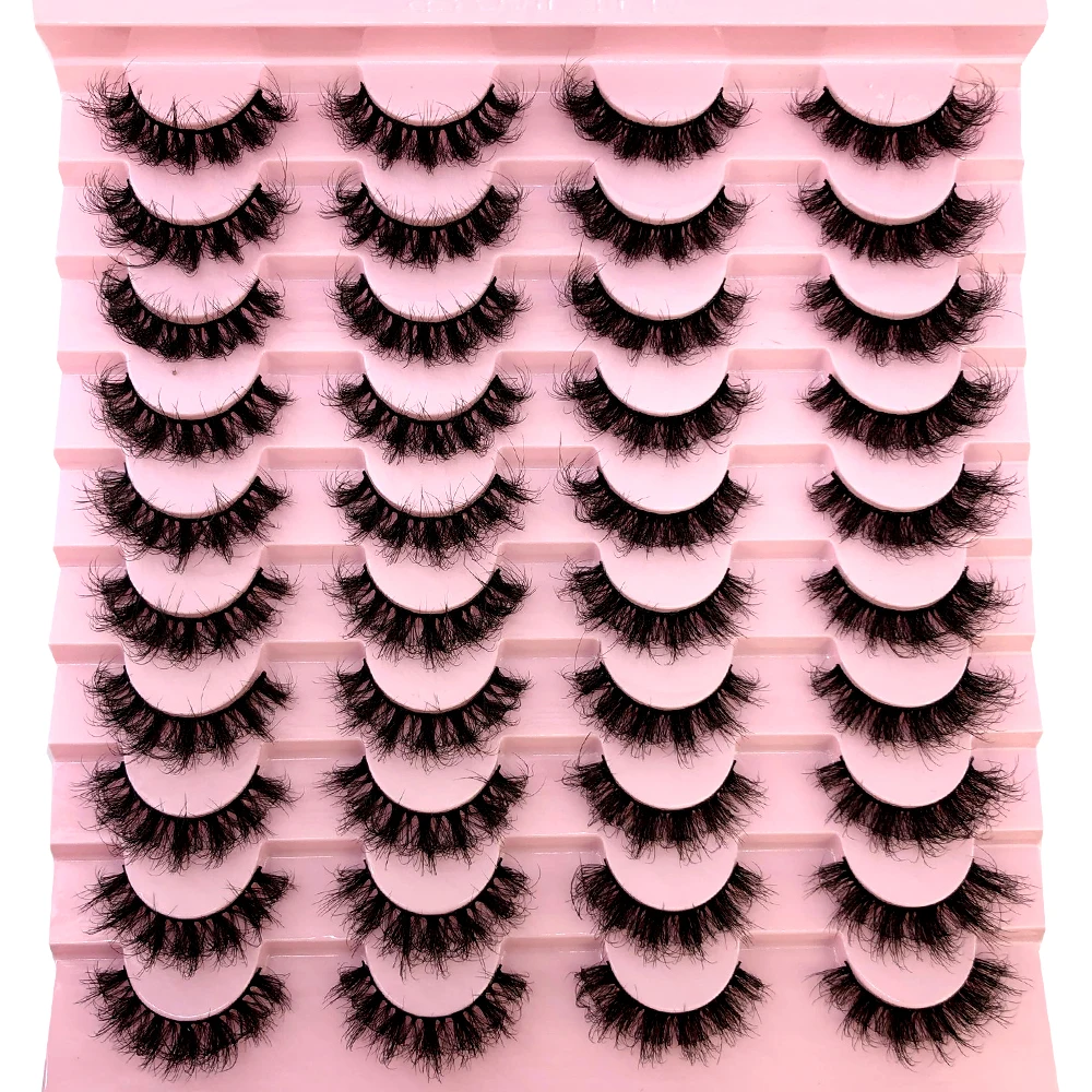 Eyelash Extension For Asian Eyes - Yeni 20 Çift Doğal Kalın Takma