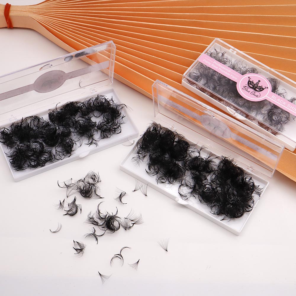 Eyelash Extension Russian - 1000 fanlar ince sivri taban Premade