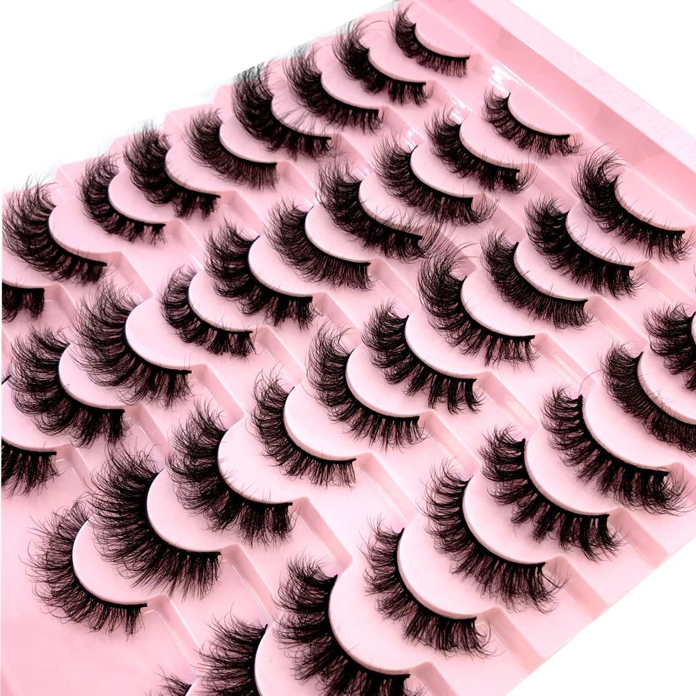 Yeni 20 Çift Doğal Kalın Takma - Eyelash Extension For Asian Eyes incelemesi ve fiyatı