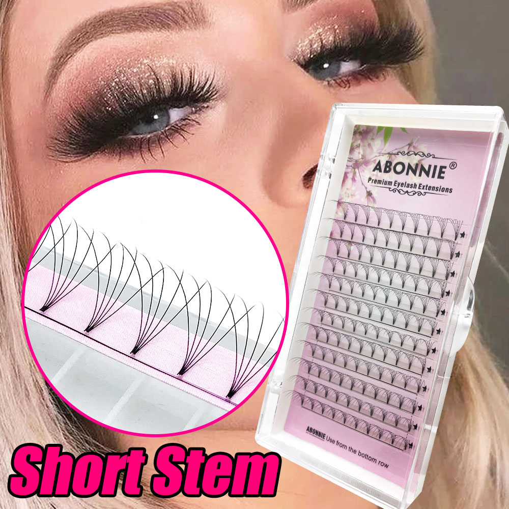 ABONNIE Kadife Kısa Kök Rus Ha - Eyelash Extension For Asian Eyes incelemesi ve fiyatı