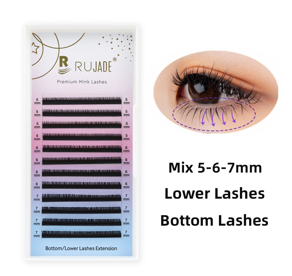Alt Kirpikler Karışımı 5 6 7mm - Eyelash Extension Human Hair incelemesi ve fiyatı