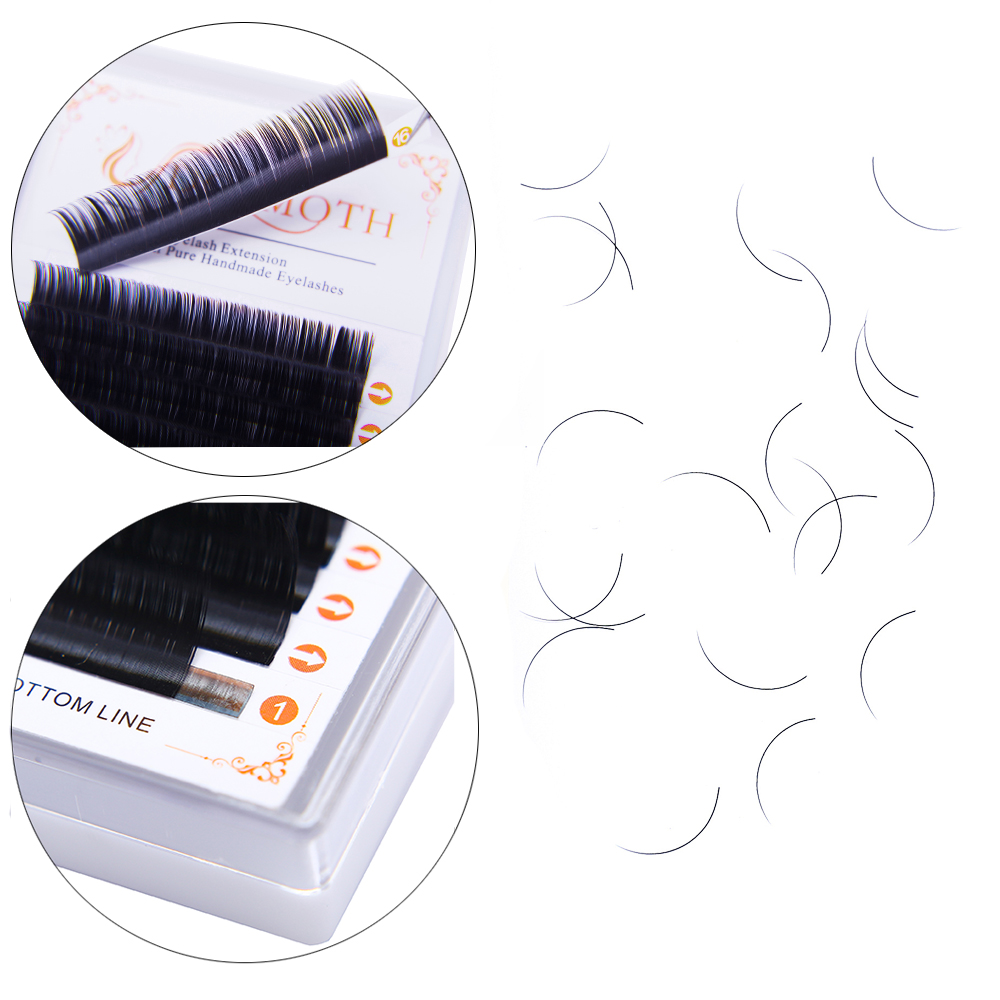 DOSMOTH 10 Kutu, 16 Sıra, 7-16 - Eyelash Extension Human Hair incelemesi ve fiyatı