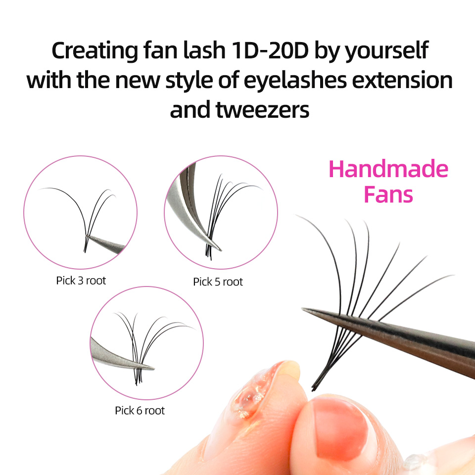 AGUUD 10 Kutu/Lot Mat Siyah Ru - Eyelash Extension Human Hair incelemesi ve fiyatı